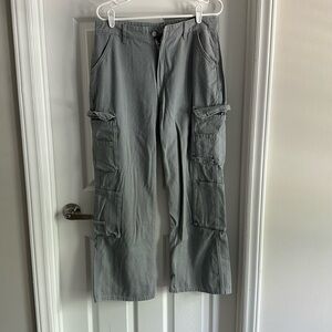Grey Cargo Pants